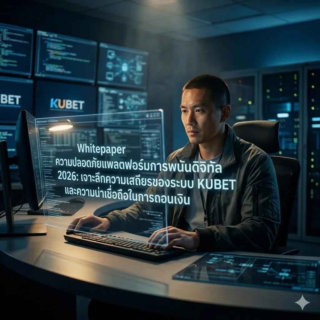 Whitepaper ความปลอดภัยแพลตฟอร์มการพนันดิจิทัล 2026: เจาะลึกความเสถียรของระบบ KUBET และความน่าเชื่อถือในการถอนเงิน