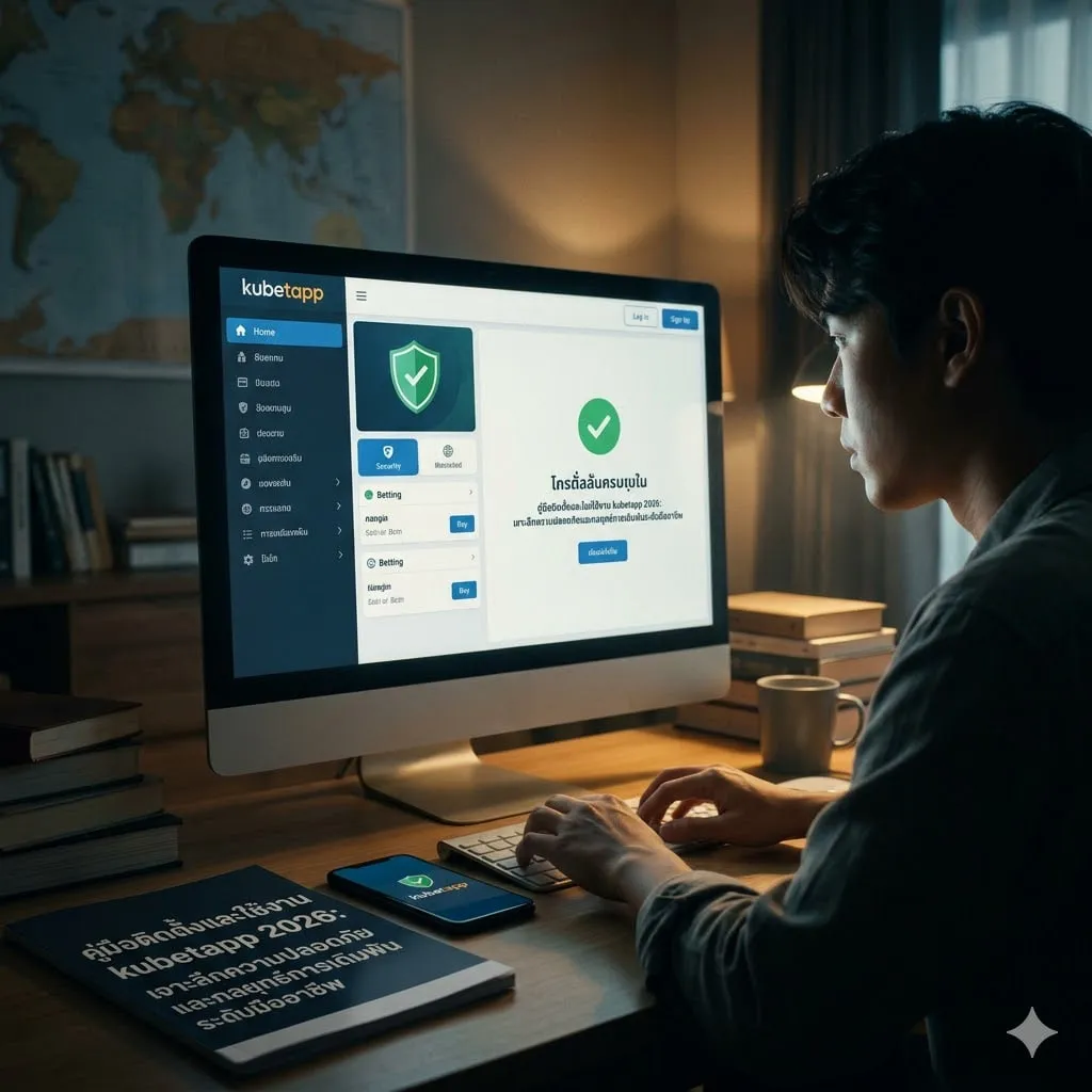 คู่มือติดตั้งและใช้งาน kubetapp 2026: เจาะลึกความปลอดภัยและกลยุทธ์การเดิมพันระดับมืออาชีพ