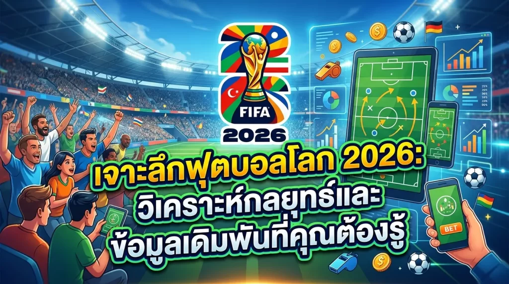 เจาะลึกฟุตบอลโลก 2026: วิเคราะห์กลยุทธ์และข้อมูลเดิมพันที่คุณต้องรู้