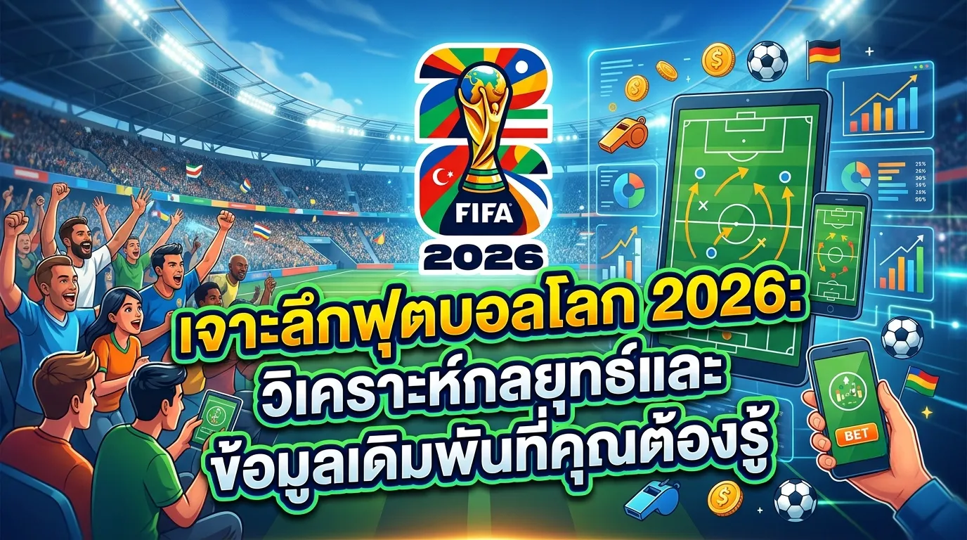 เจาะลึกฟุตบอลโลก 2026: วิเคราะห์กลยุทธ์และข้อมูลเดิมพันที่คุณต้องรู้